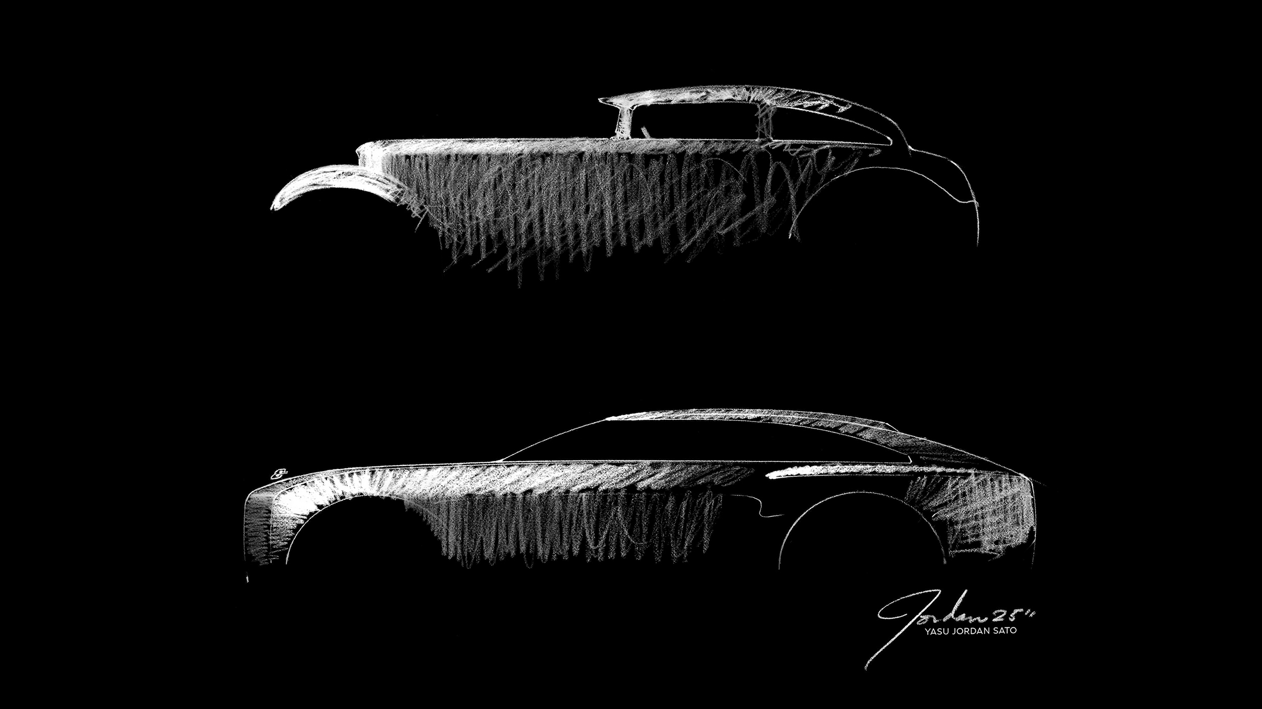 Bentley EXP 15 Concept, 2025 – Design Sketch