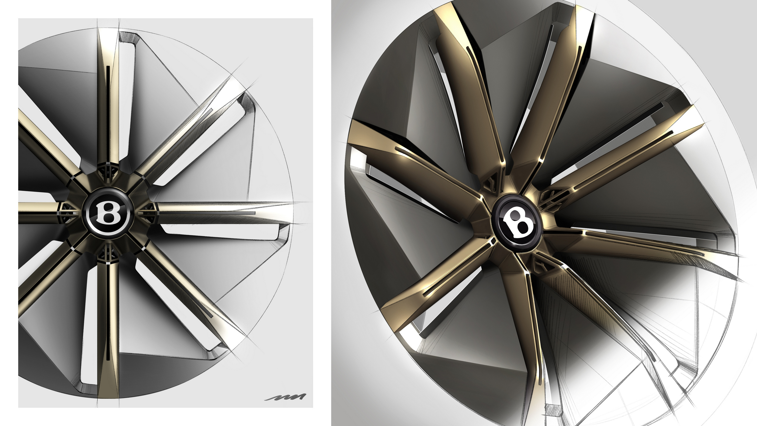 Bentley EXP 15 Concept, 2025 – Design Sketch