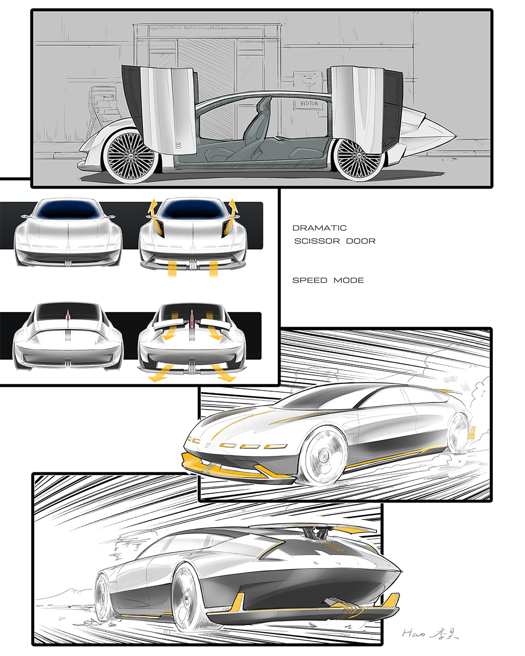 Buick Electra Orbit Concept, 2025 – Design Sketch