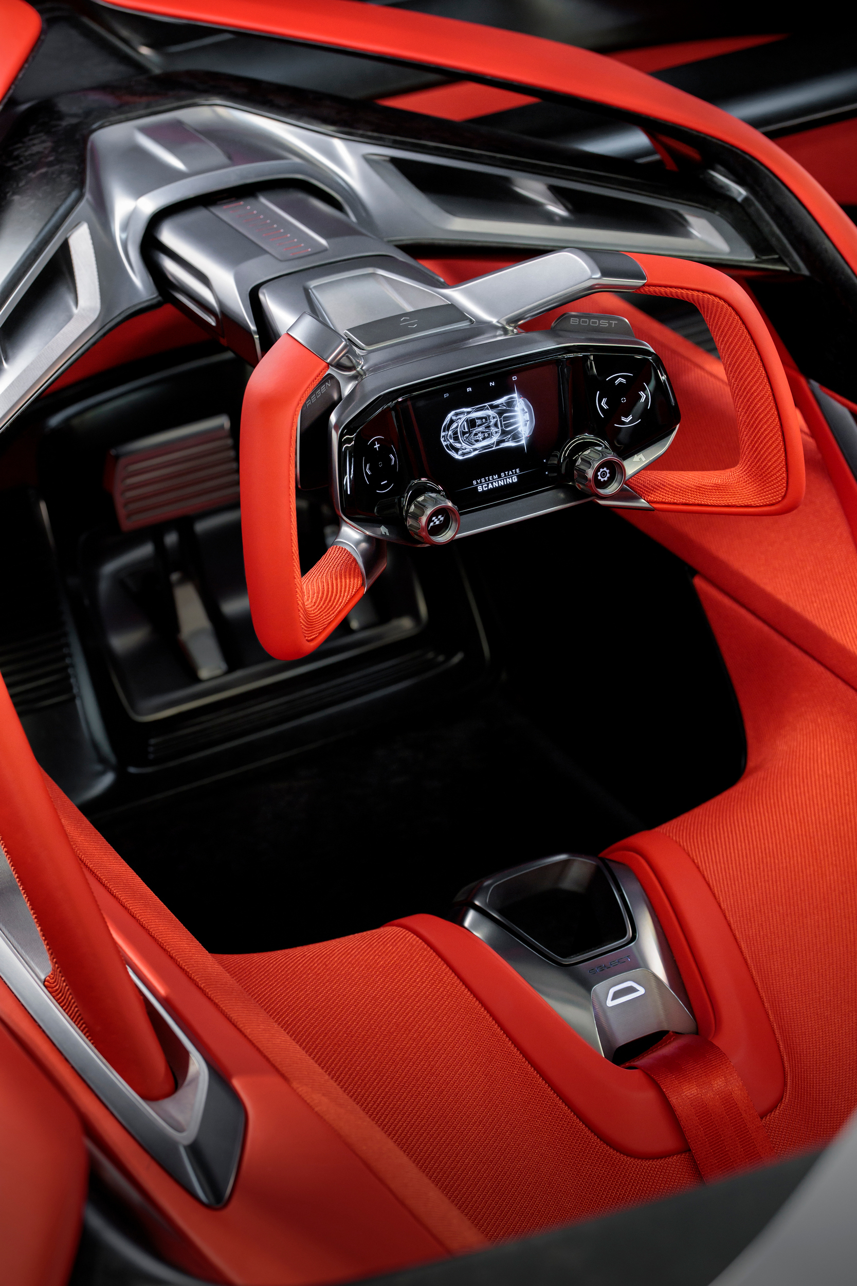 Chevrolet Corvette CX Concept, 2025 – Interior