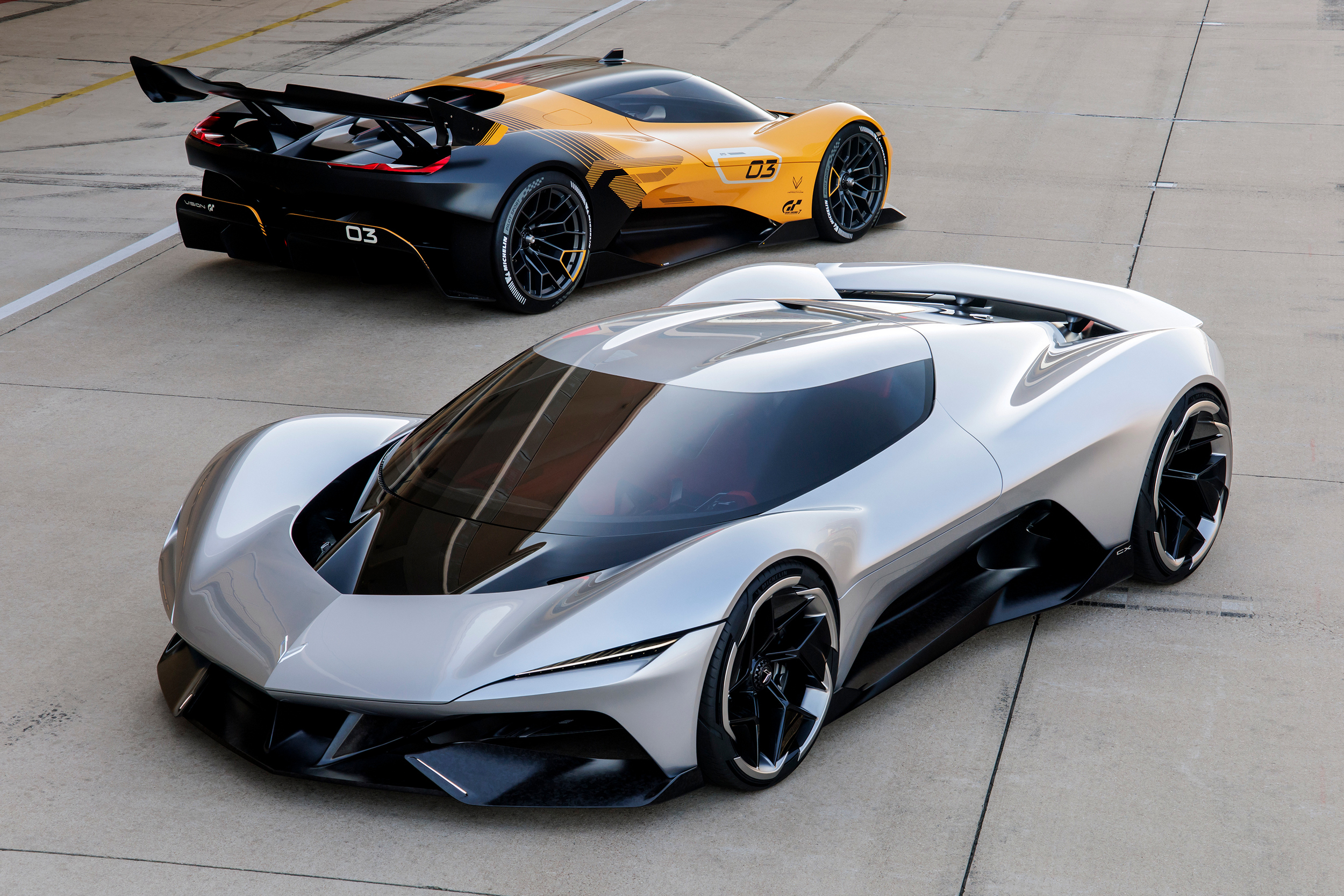 Chevrolet Corvette CX Concept and Corvette CX.R Vision Gran Turismo, 2025