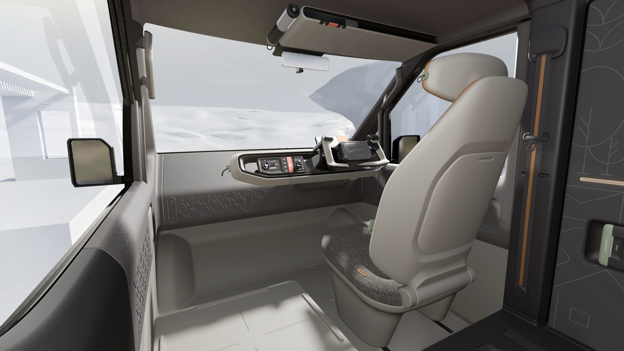 Daihatsu Kayoibako-K Concept, 2025 – Interior
