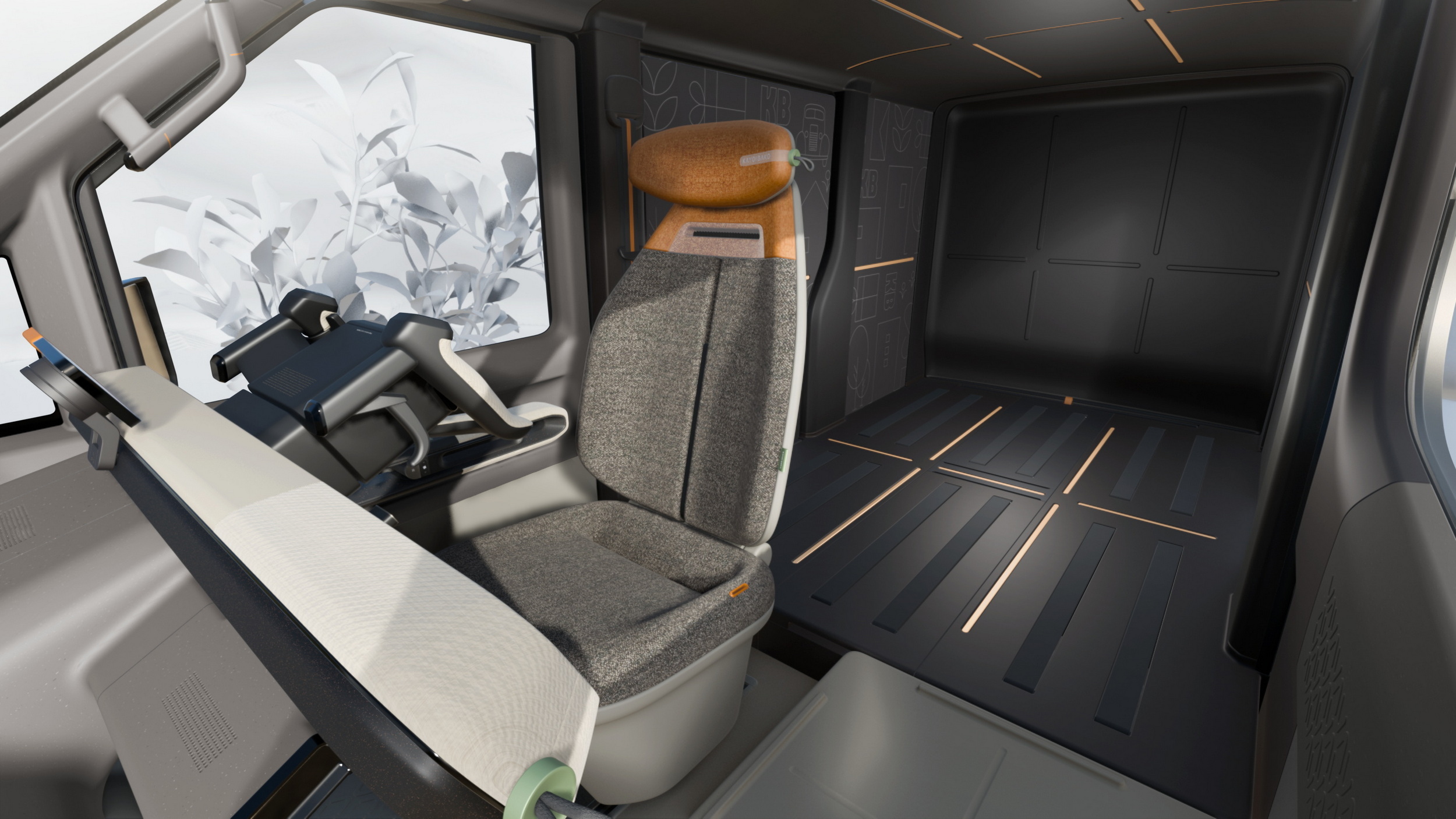 Daihatsu Kayoibako-K Concept, 2025 – Interior
