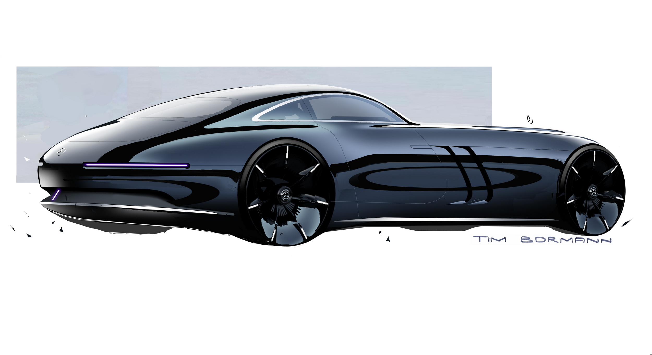 Mercedes-Benz Vision Iconic Concept, 2025 – Design Sketch