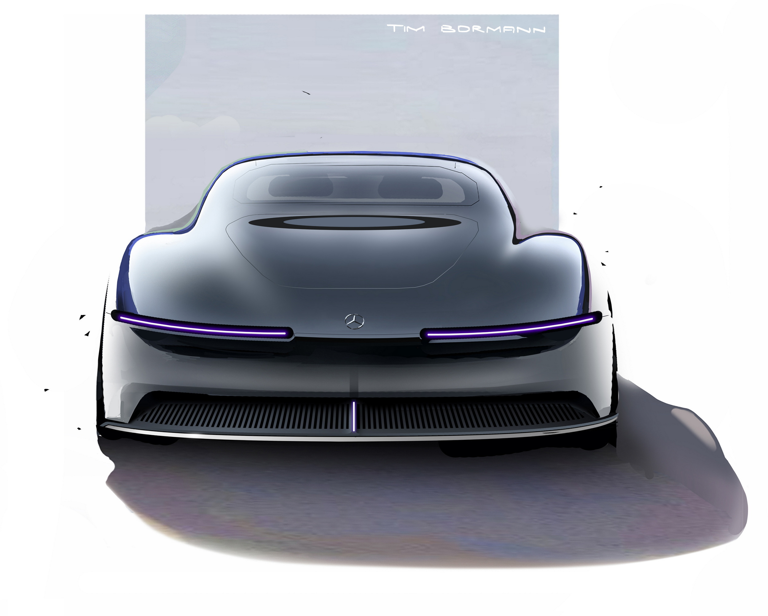 Mercedes-Benz Vision Iconic Concept, 2025 – Design Sketch