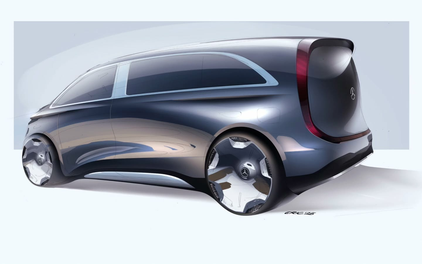 Mercedes-Benz Vision V Concept, 2025 – Design Sketch
