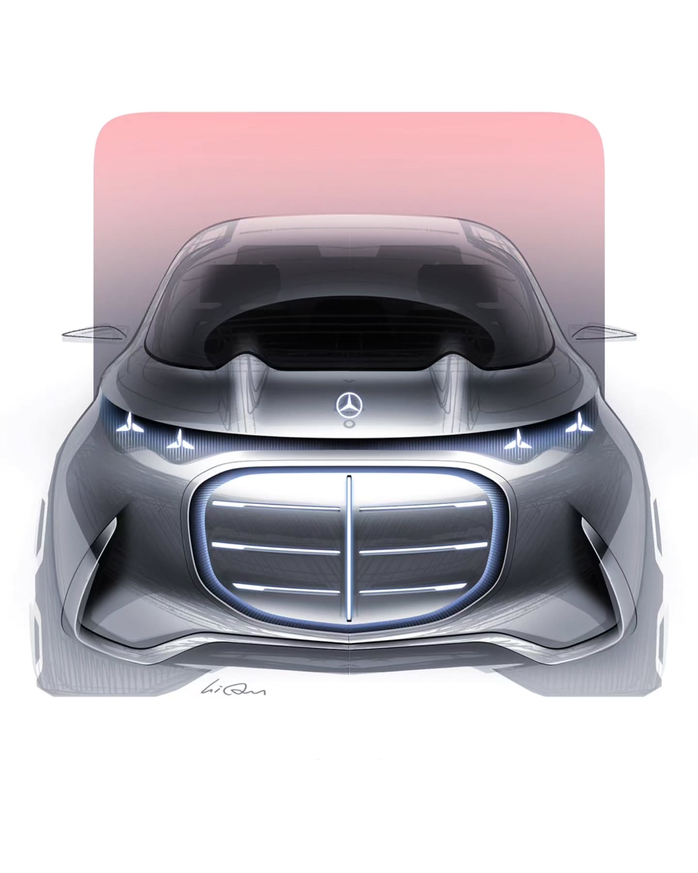 Mercedes-Benz Vision V Concept, 2025 – Design Sketch