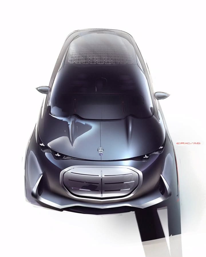 Mercedes-Benz Vision V Concept, 2025 – Design Sketch
