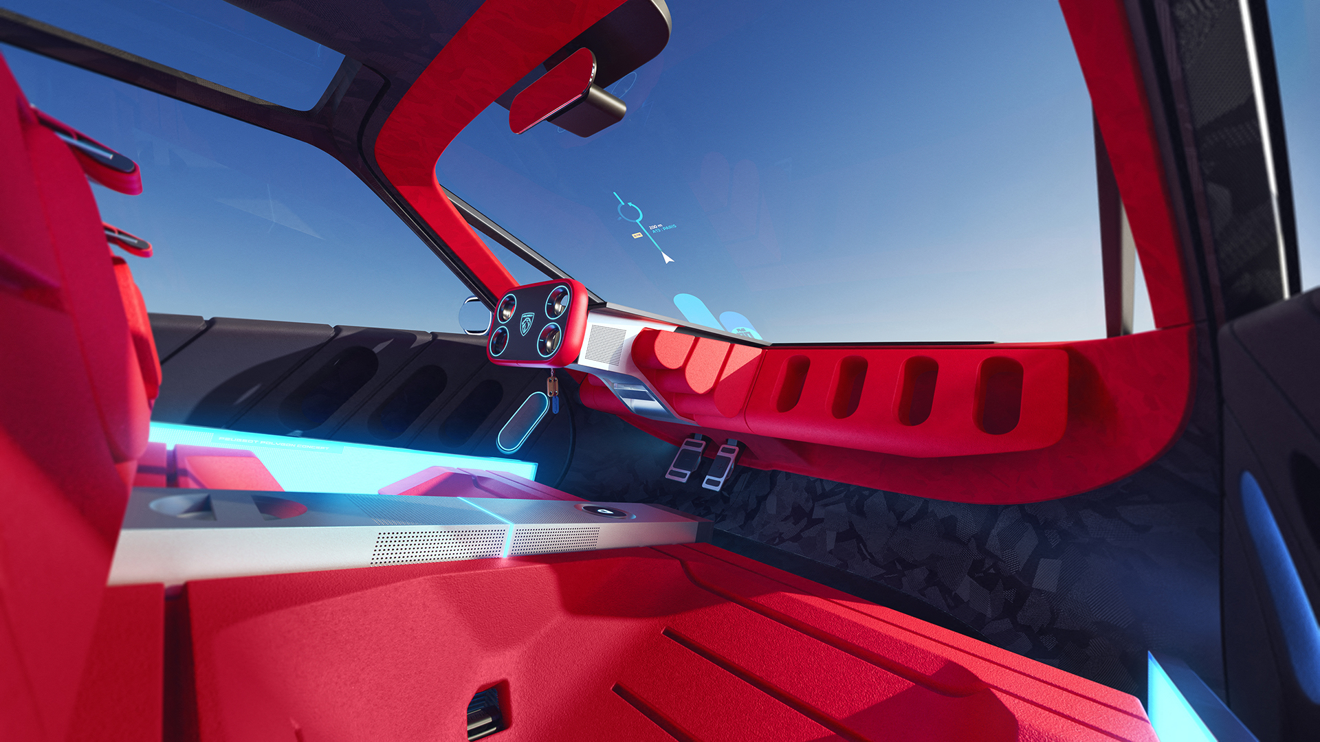 Peugeot Polygon Concept, 2025 – Interior