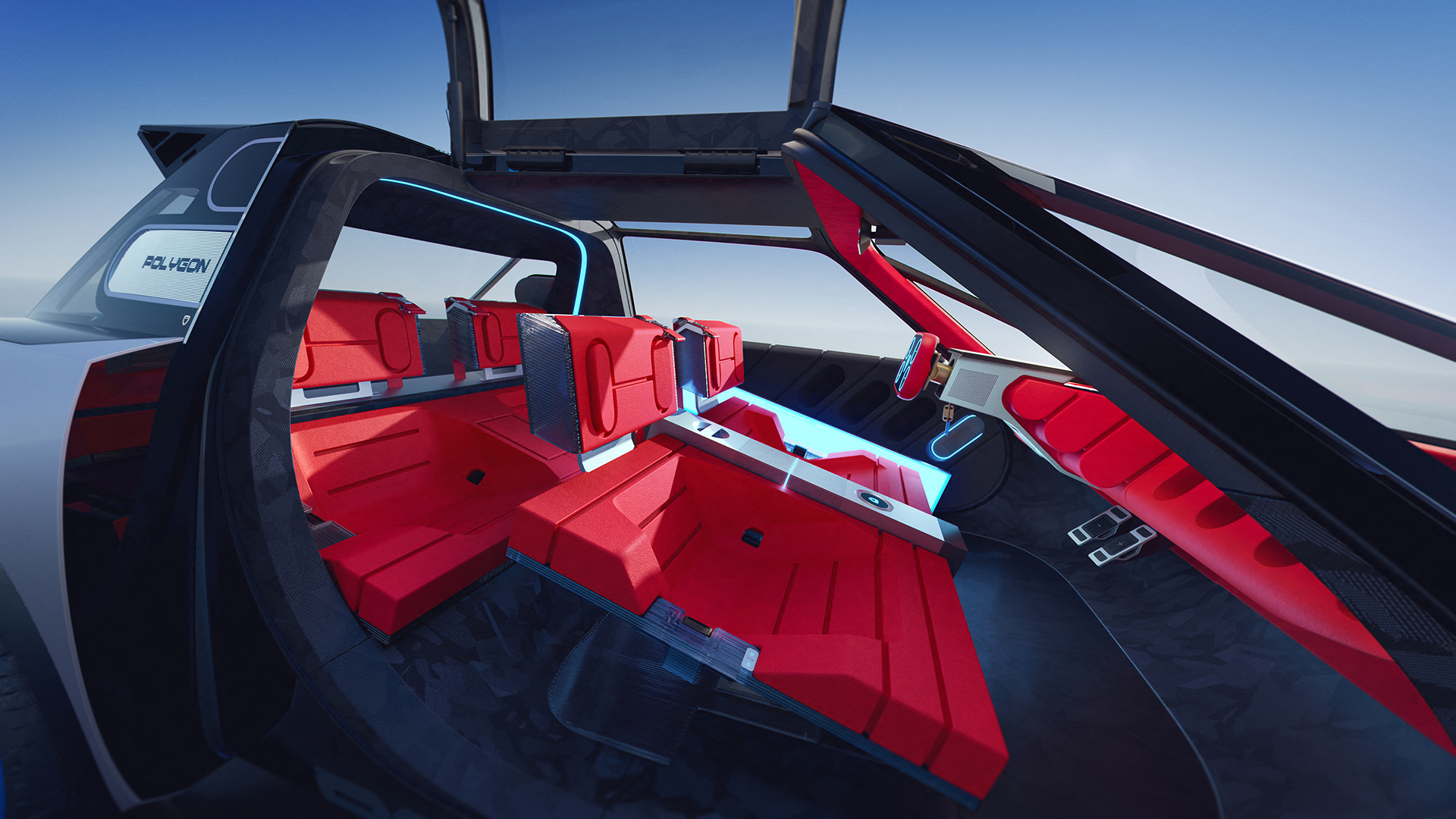 Peugeot Polygon Concept, 2025 – Interior