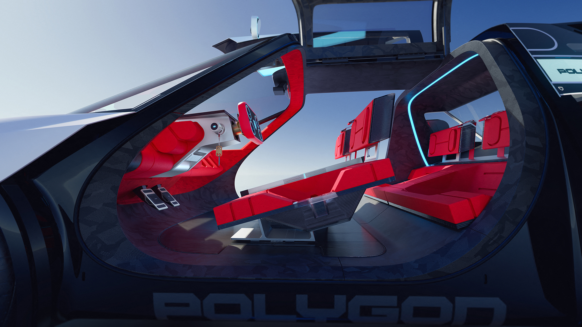 Peugeot Polygon Concept, 2025 – Interior