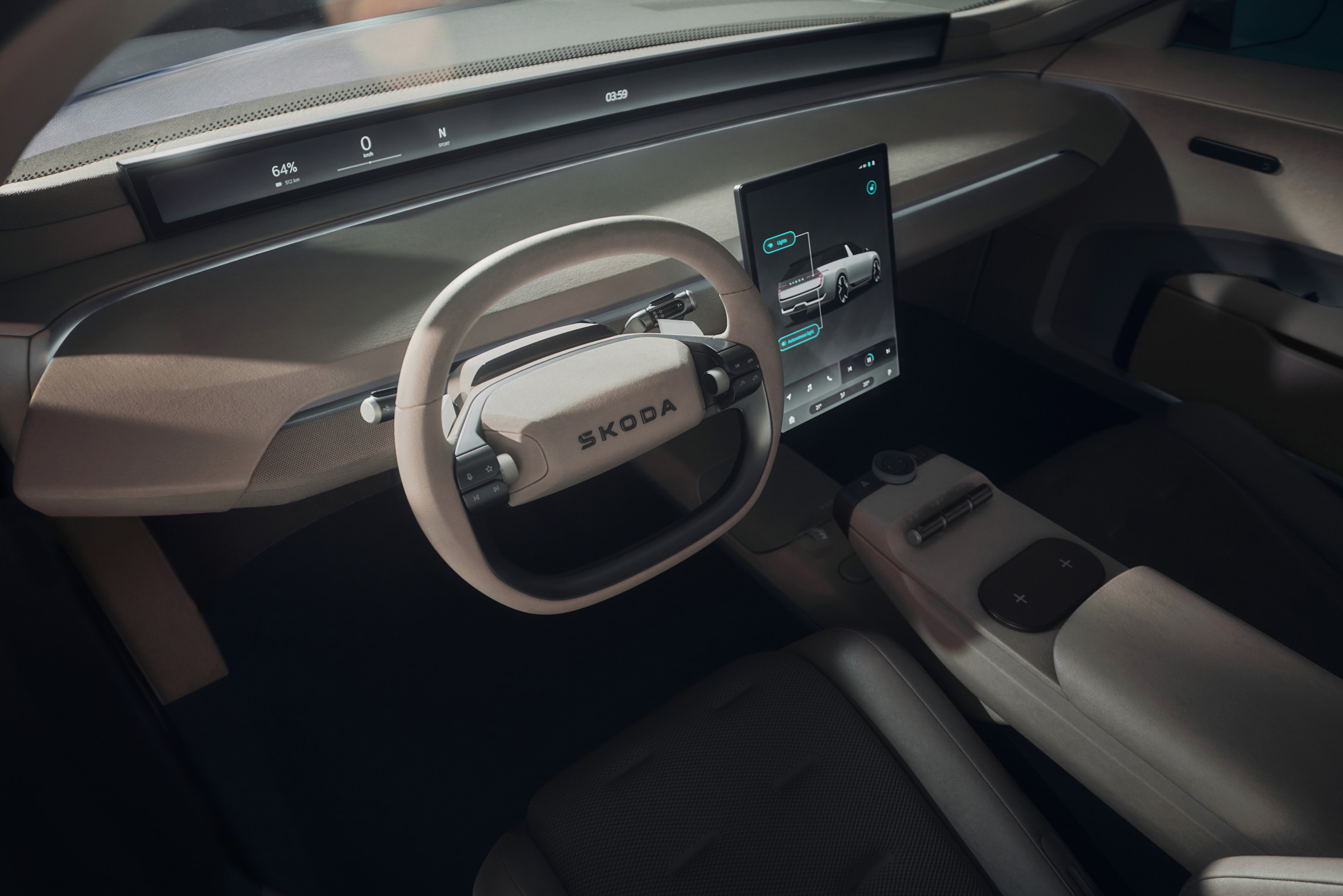 Skoda Vision O Concept, 2025 – Interior