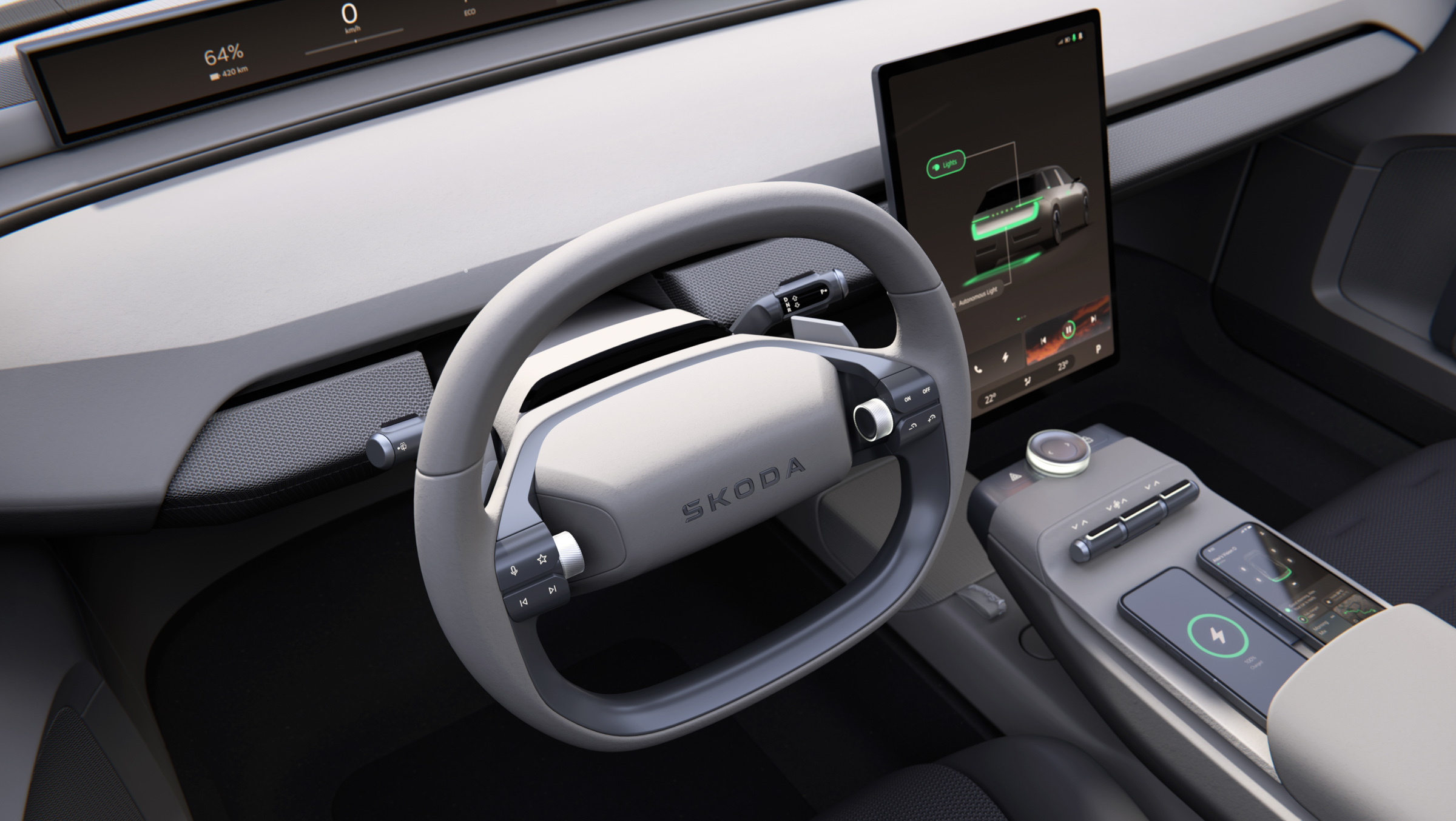 Skoda Vision O Concept, 2025 – Interior