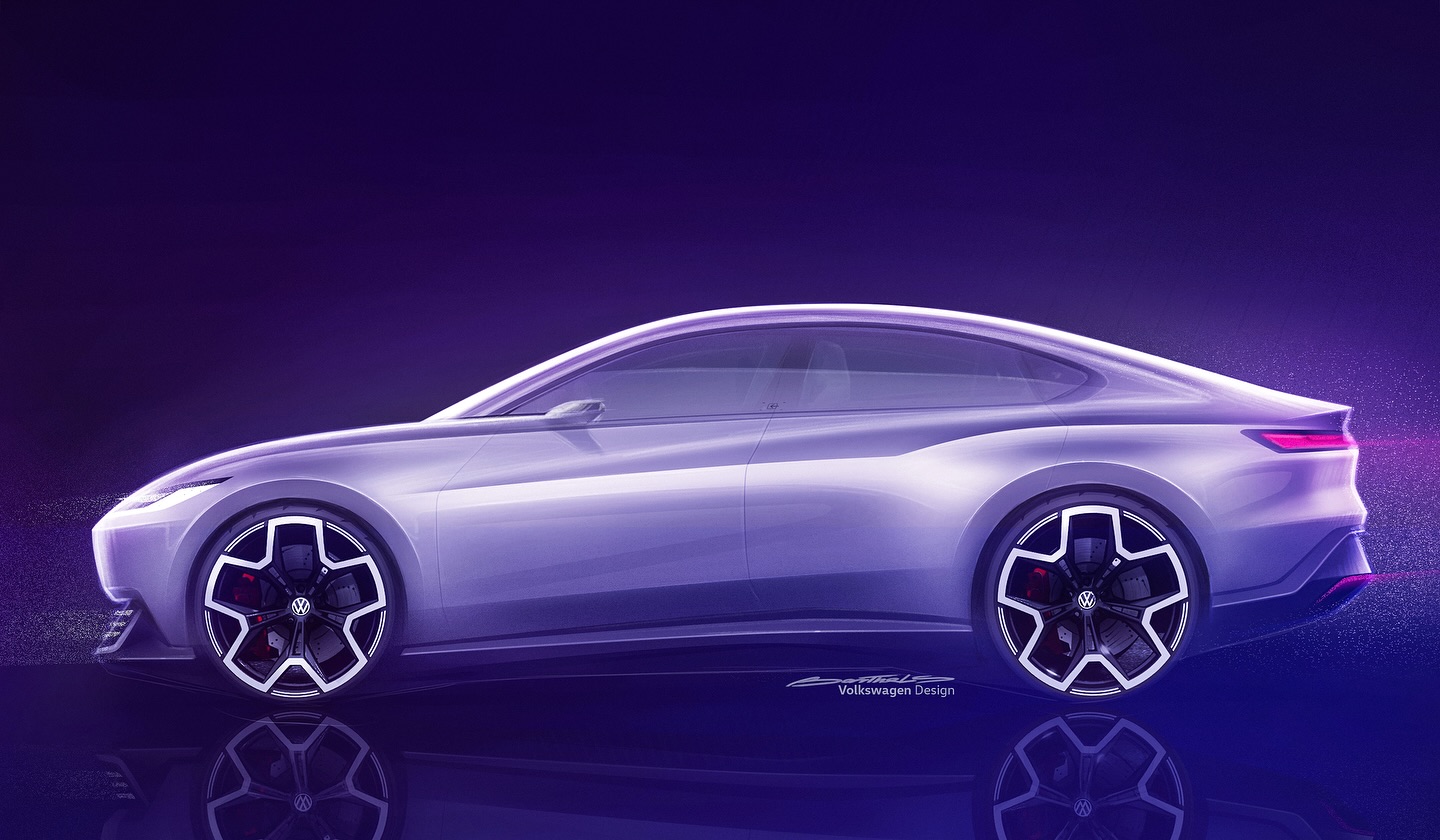 Volkswagen ID. AURA Concept, 2025 – Design Sketch