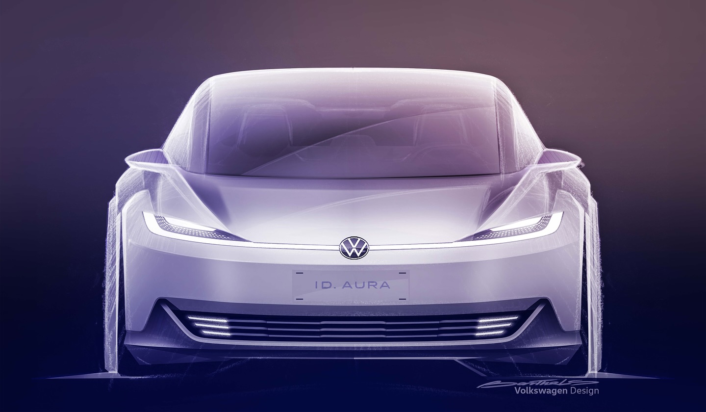 Volkswagen ID. AURA Concept, 2025 – Design Sketch