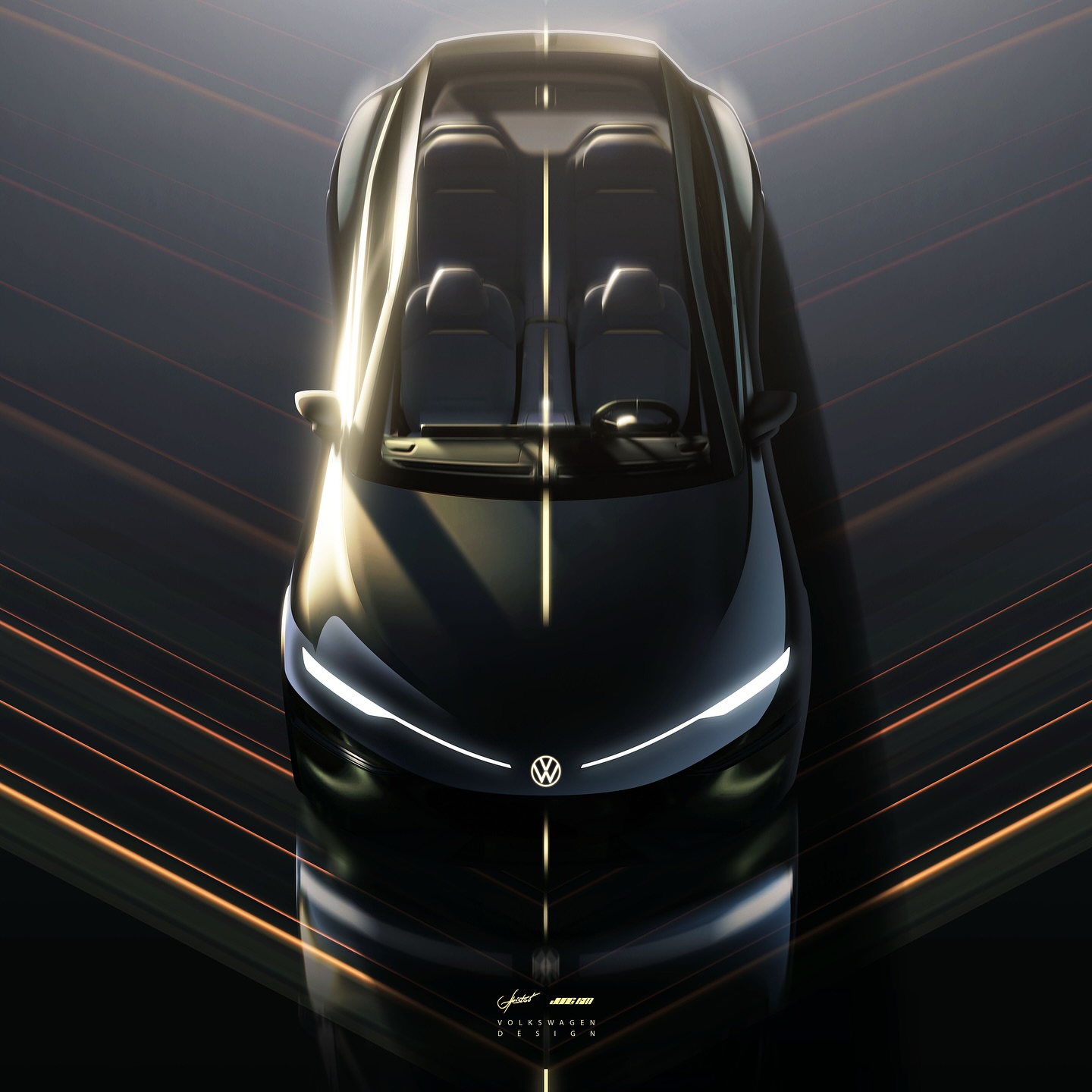 Volkswagen ID. EVO Concept, 2025 – Design Sketch