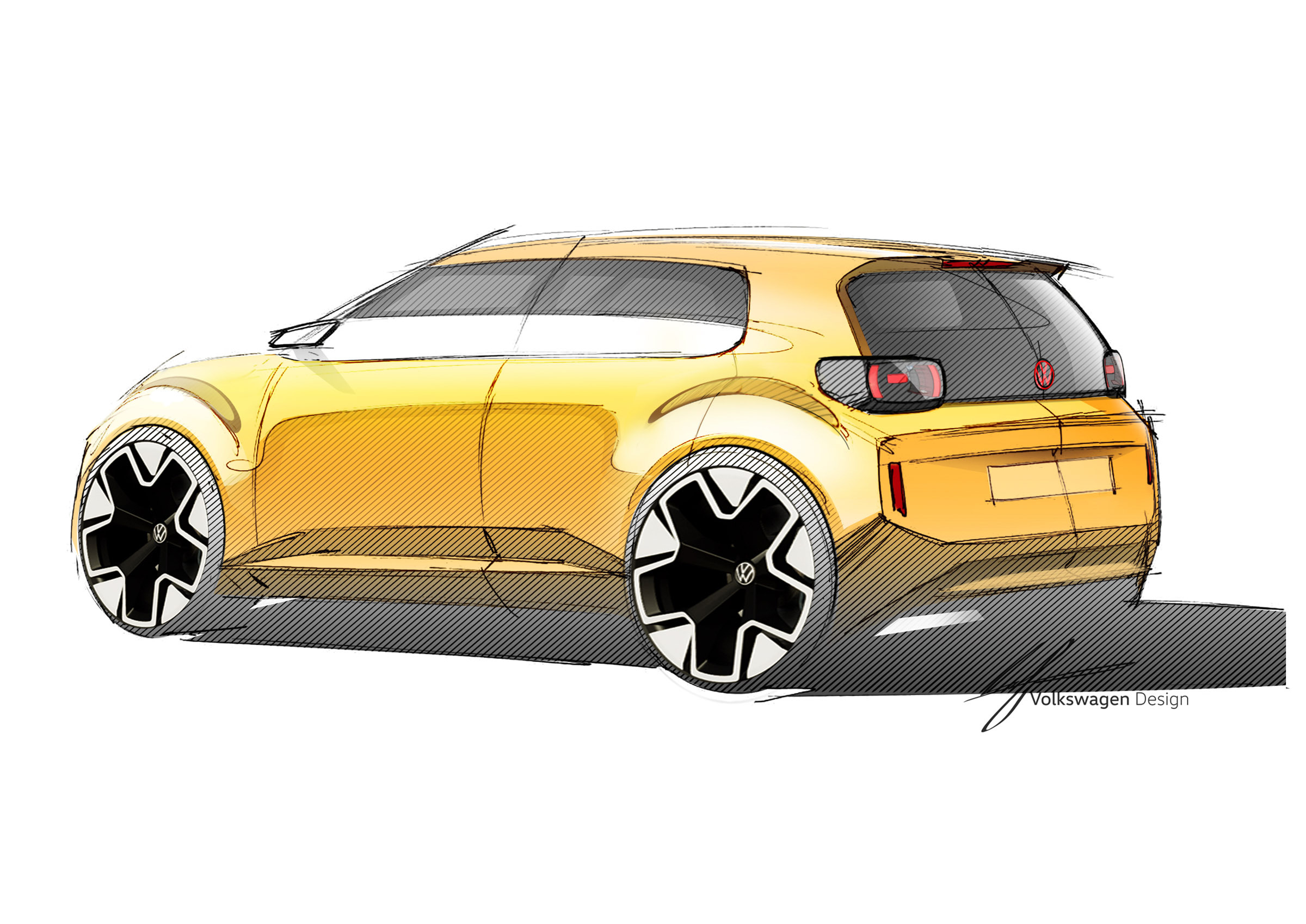 Volkswagen ID. EVERY1 Concept, 2025 – Design Sketch