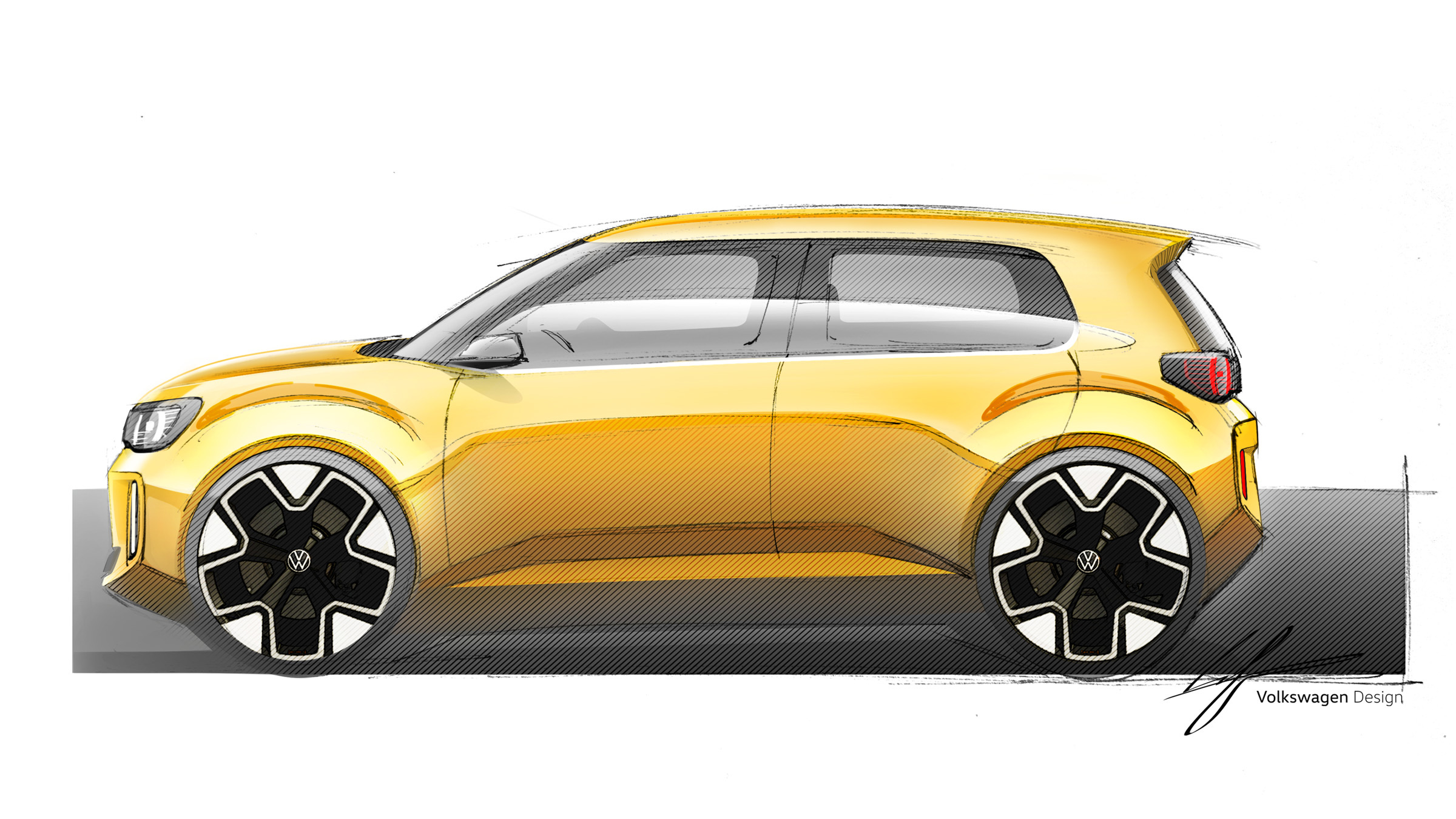 Volkswagen ID. EVERY1 Concept, 2025 – Design Sketch