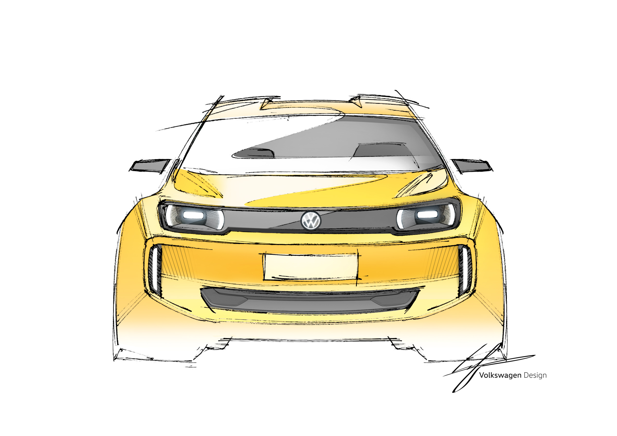 Volkswagen ID. EVERY1 Concept, 2025 – Design Sketch
