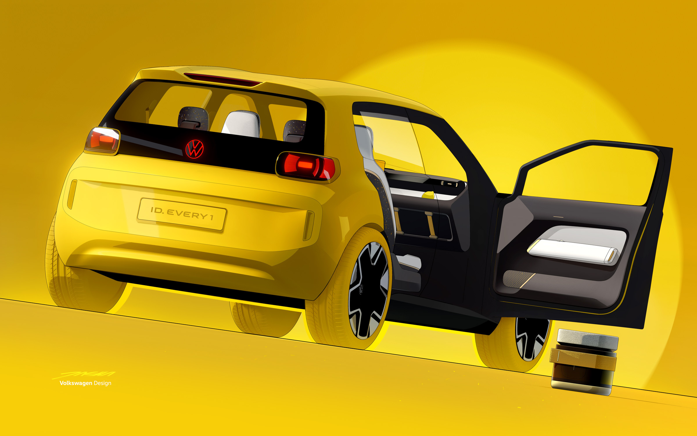 Volkswagen ID. EVERY1 Concept, 2025 – Design Sketch