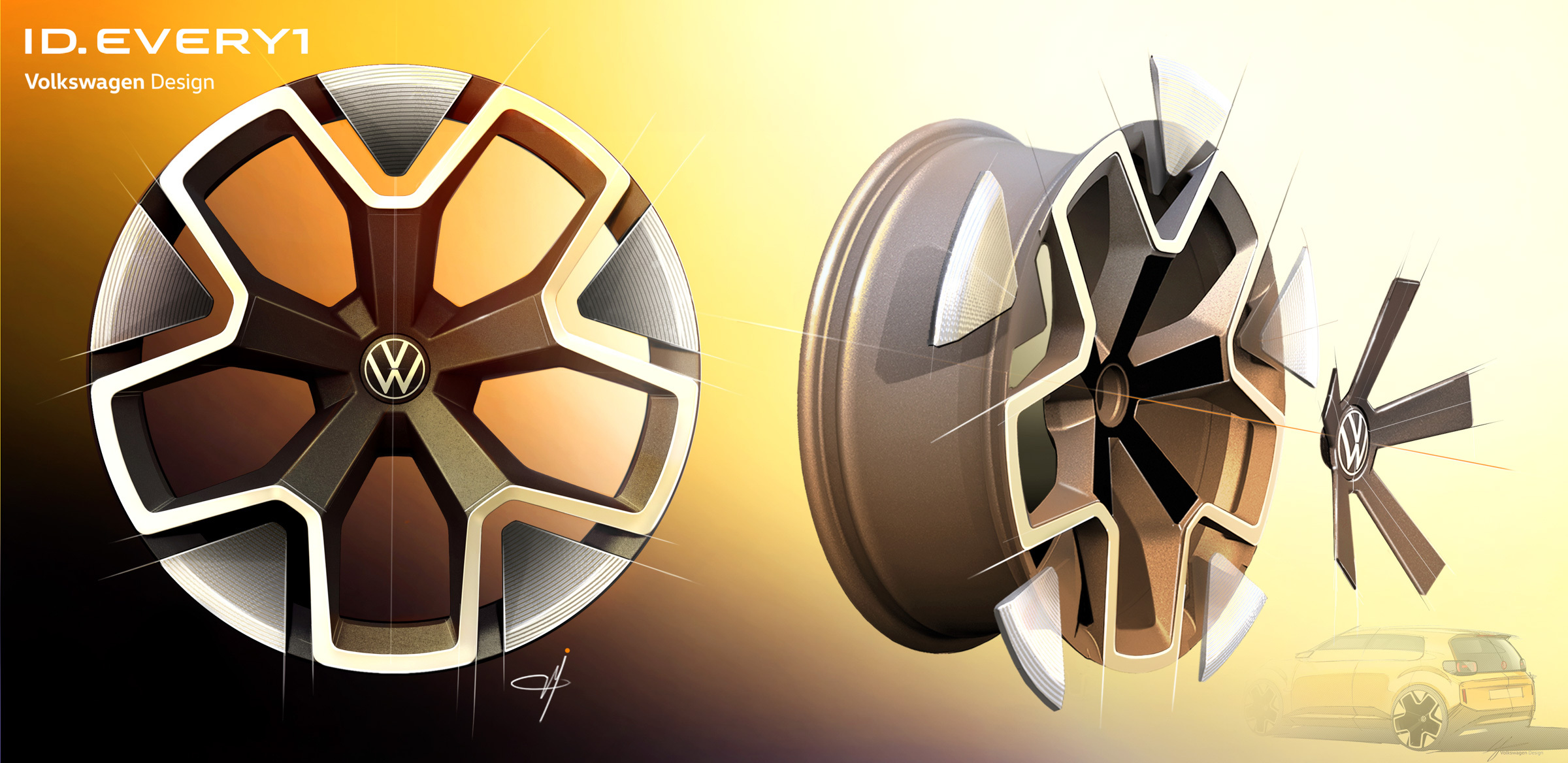 Volkswagen ID. EVERY1 Concept, 2025 – Design Sketch