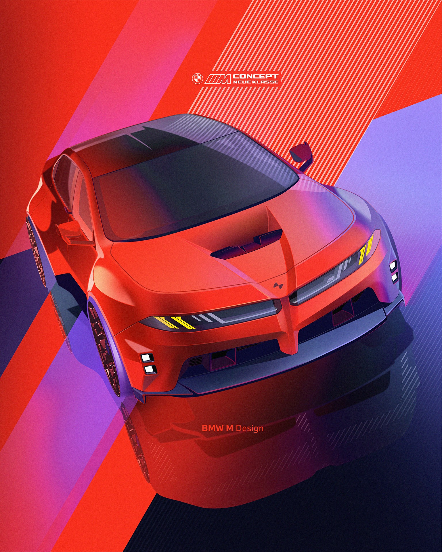 BMW M Concept Neue Klasse, 2026 – Design Sketch