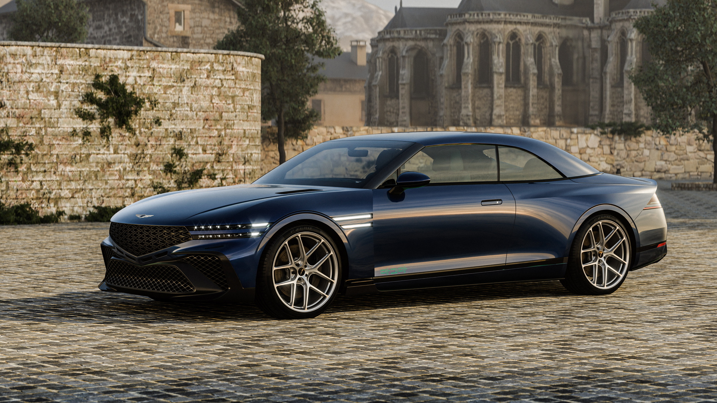 Genesis X Gran Convertible Midnight Teal Concept, 2026