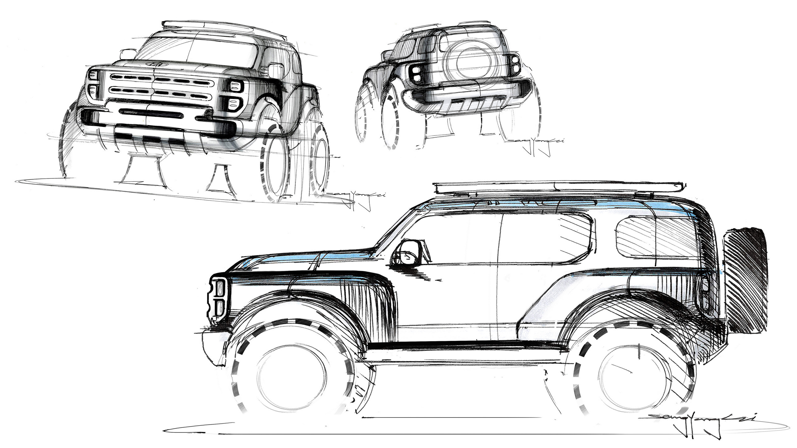 Hyundai Boulder Concept, 2026 – Design Sketch