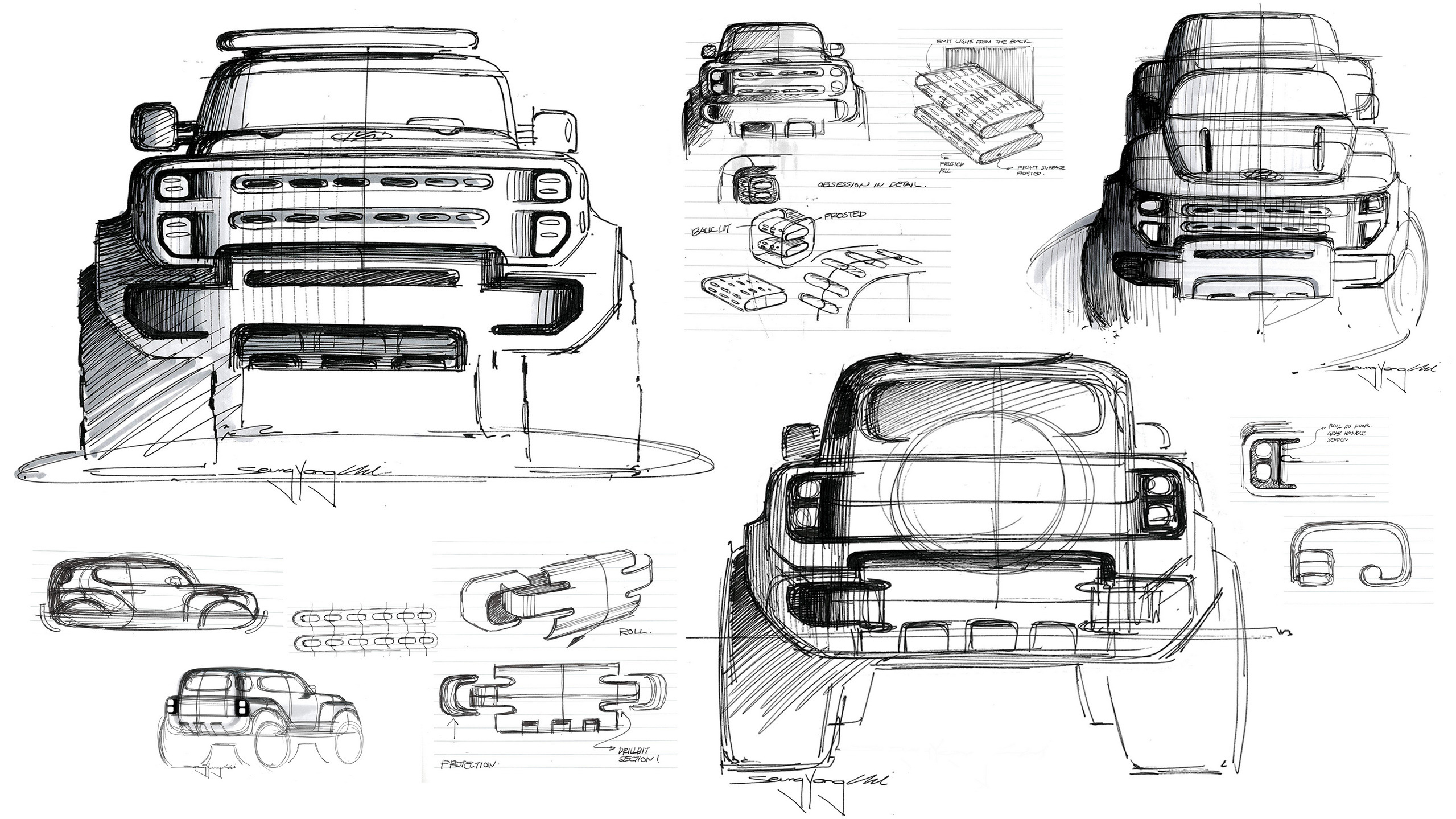 Hyundai Boulder Concept, 2026 – Design Sketch