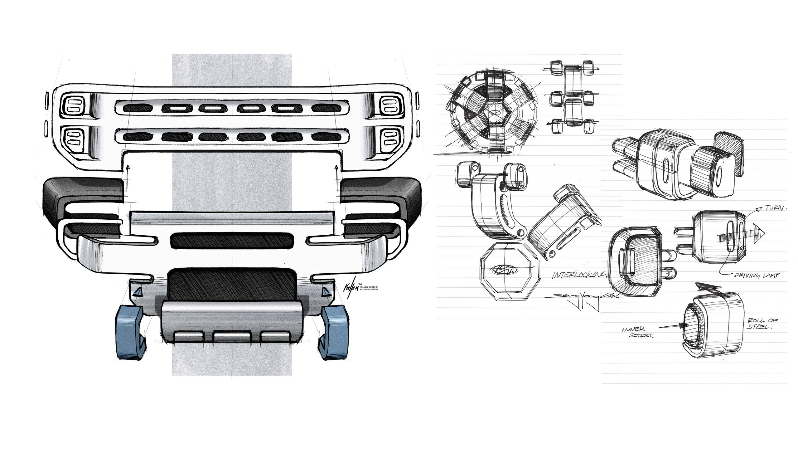 Hyundai Boulder Concept, 2026 – Design Sketch