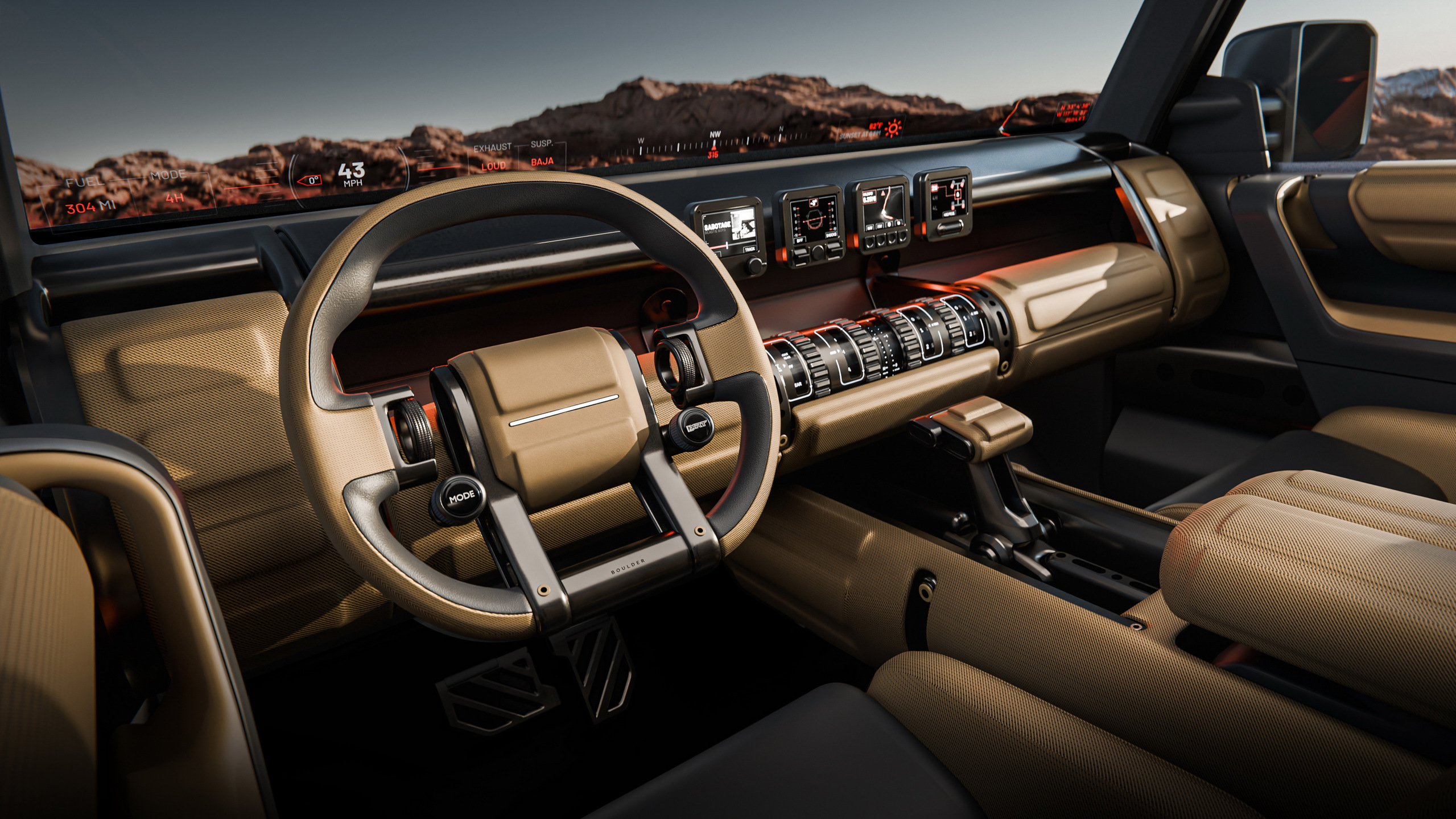 Hyundai Boulder Concept, 2026 – Interior