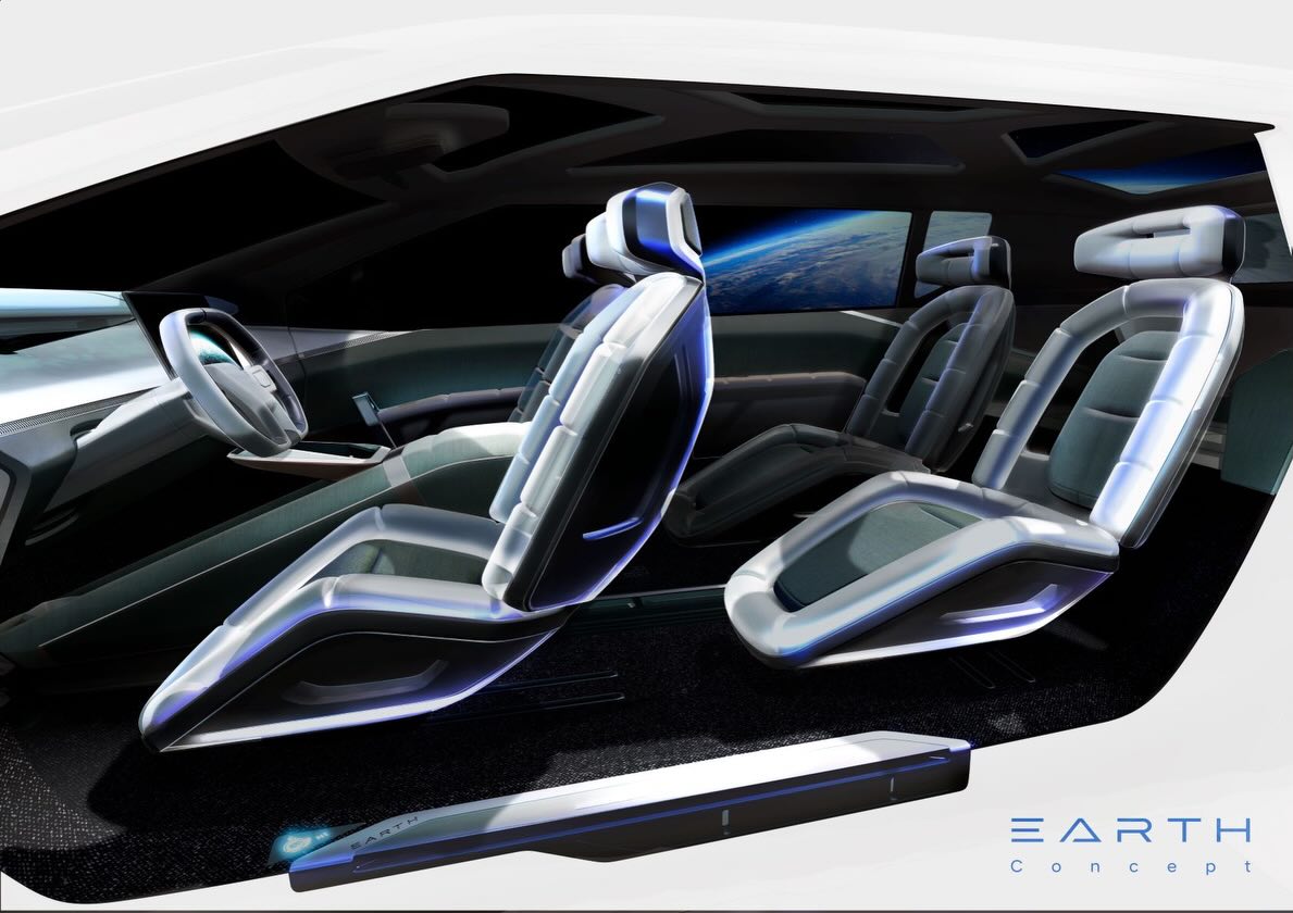 Hyundai Earth Concept, 2026 – Design Sketch – Interior