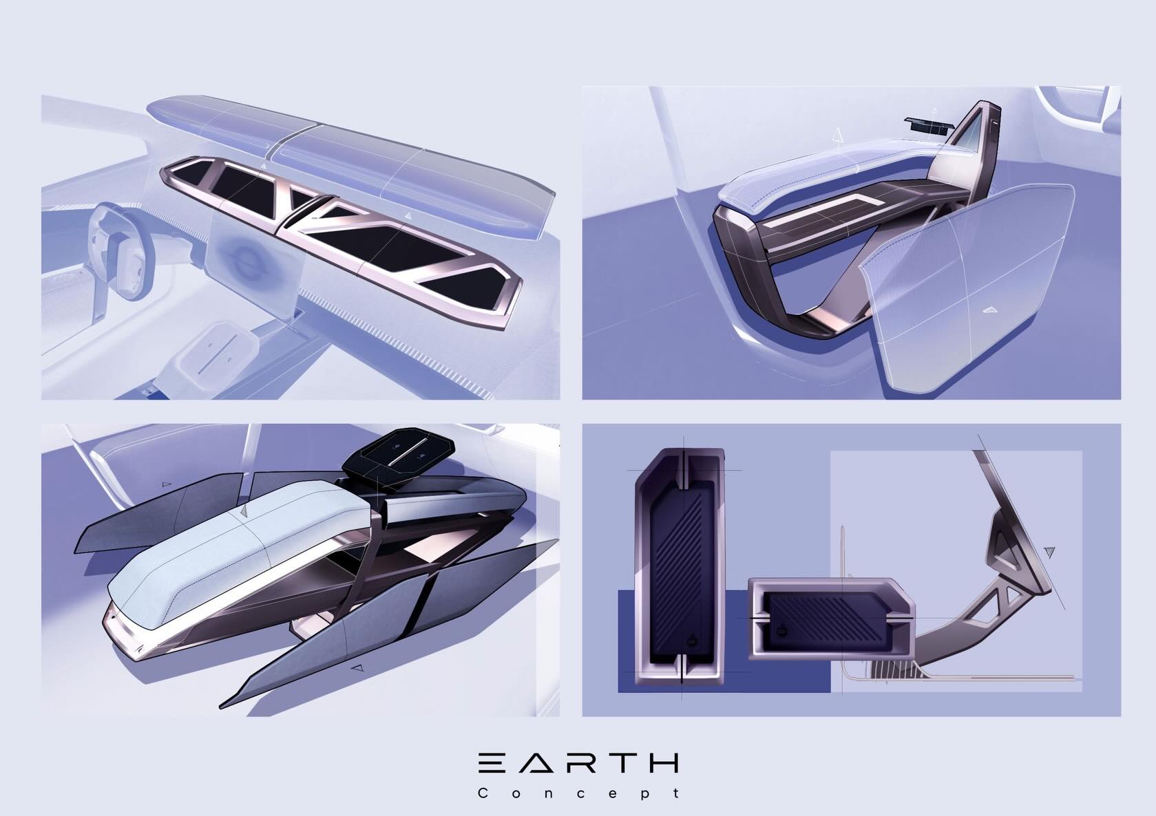Hyundai Earth Concept, 2026 – Design Sketch – Interior