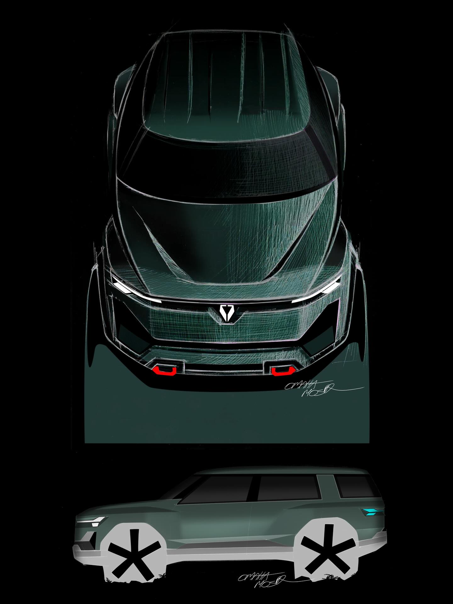 Jetta X Concept, 2026 – Design Sketch