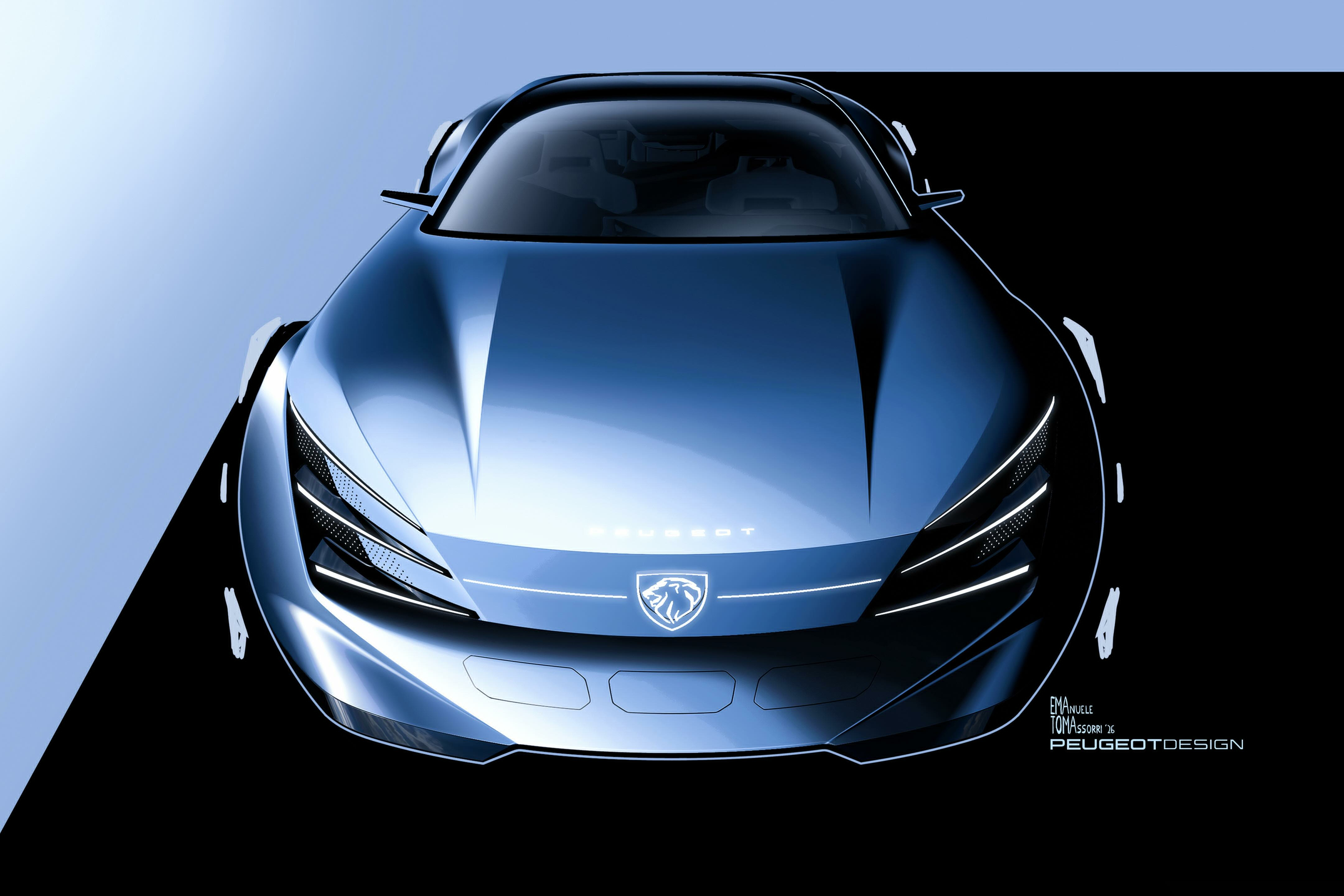 Peugeot Concept 6, 2026 – Design Sketch by Emanuele Tomassorri