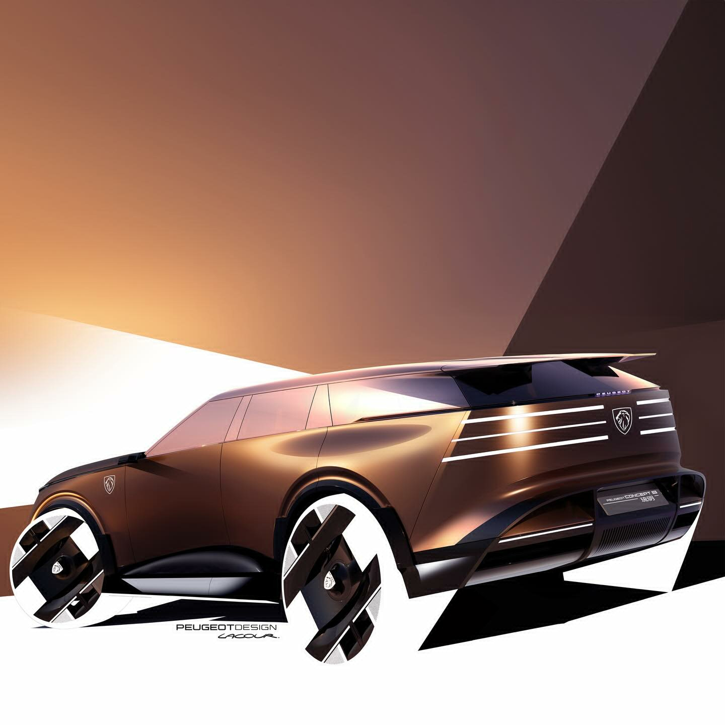 Peugeot Concept 8, 2026 – Design Sketch by Clément Lacour