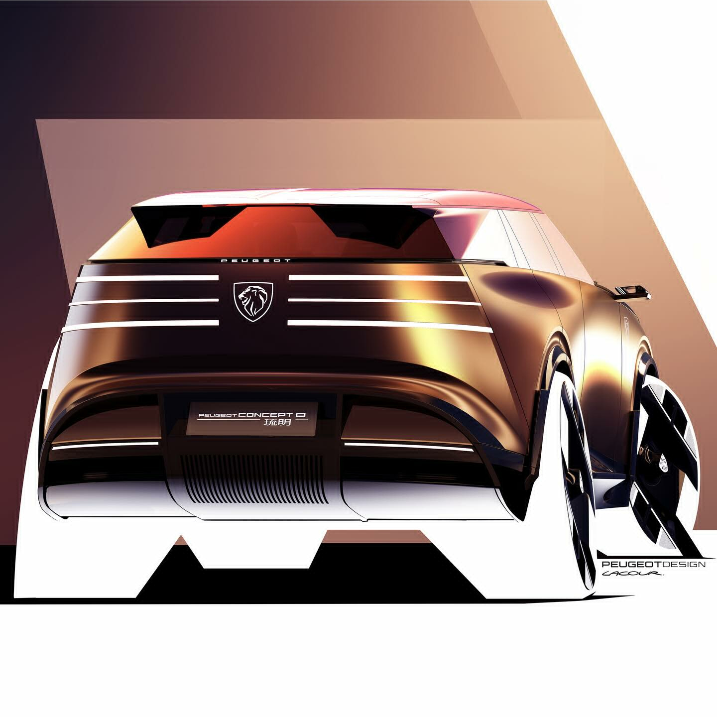 Peugeot Concept 8, 2026 – Design Sketch by Clément Lacour