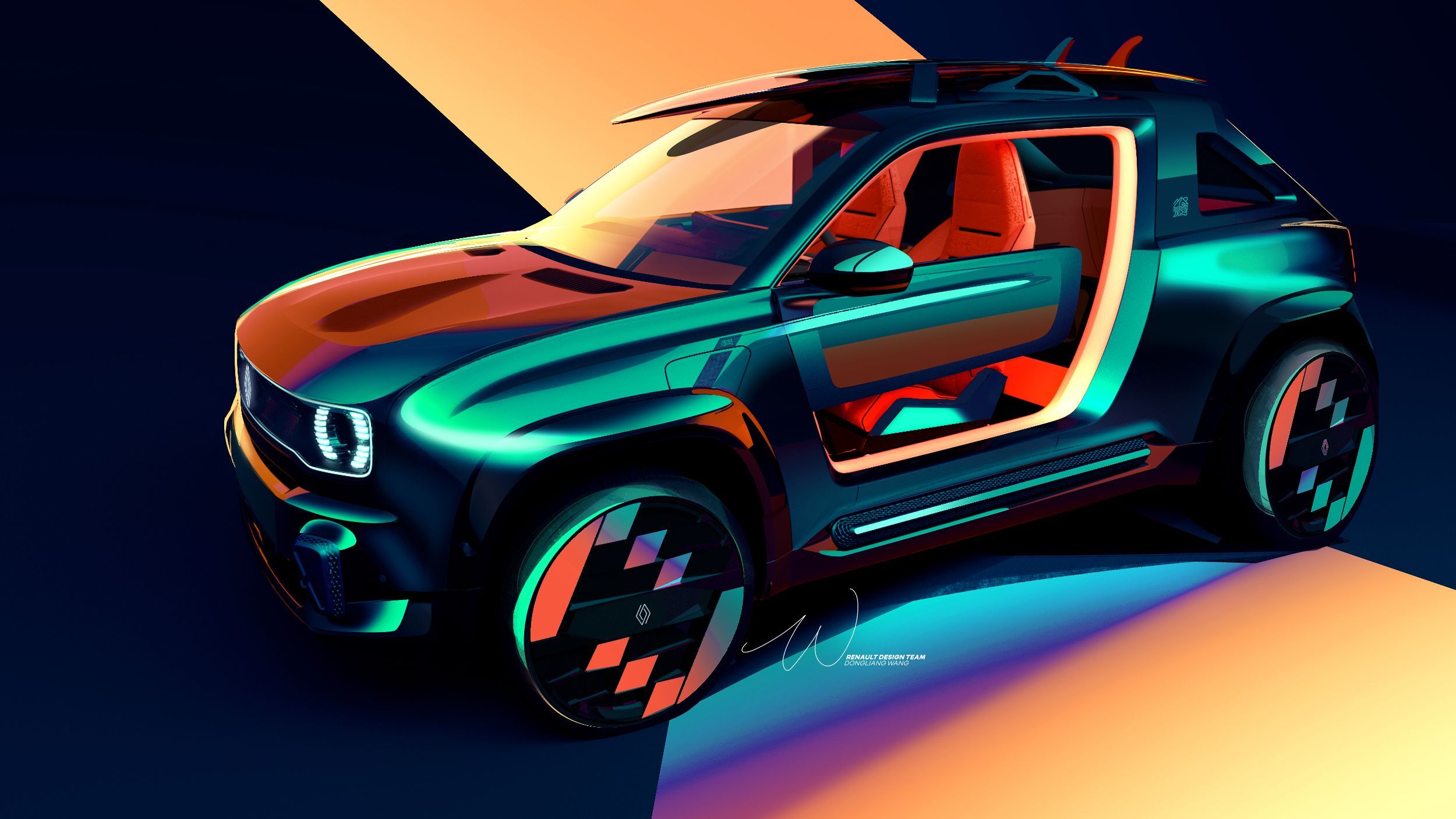 Renault R4 JP4x4 Concept, 2026 – Design Sketch