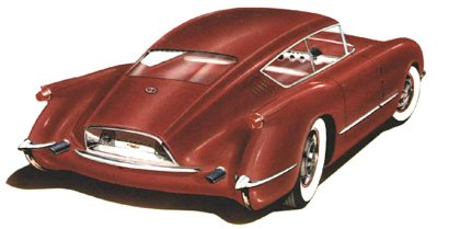 Chevrolet Corvair Sports Coupe, 1954 - Rendering