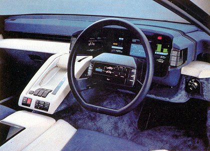 Toyota FX-1 Concept, 1983 - Interior