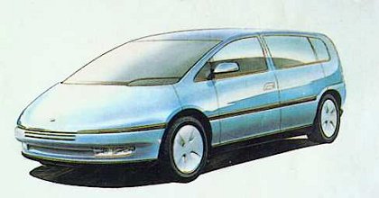 Nissan Jura Concept, 1987 - Design Sketch