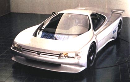 The 1988 Peugeot Oxia concept car looked like a refugee from a futuristic race course. Its name comes from the Oxia Palus region of the planet Mars. 