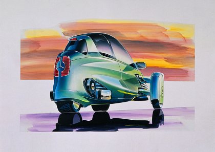 Mercedes-Benz F-300 (Life Jet), 1997 - Design Sketch