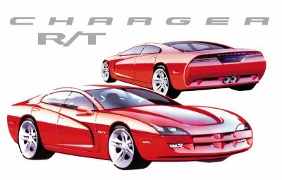 Dodge Charger R/T Concept, 1999 - Design Sketch