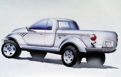 Dodge Power Wagon, 1999 - Design Sketch
