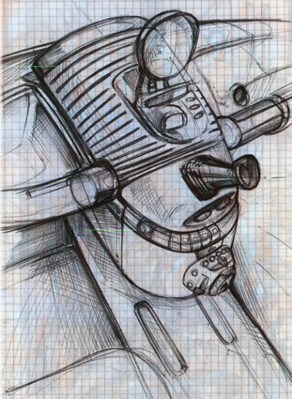 Fiat Ecobasic Concept, 2000 - Design Sketch