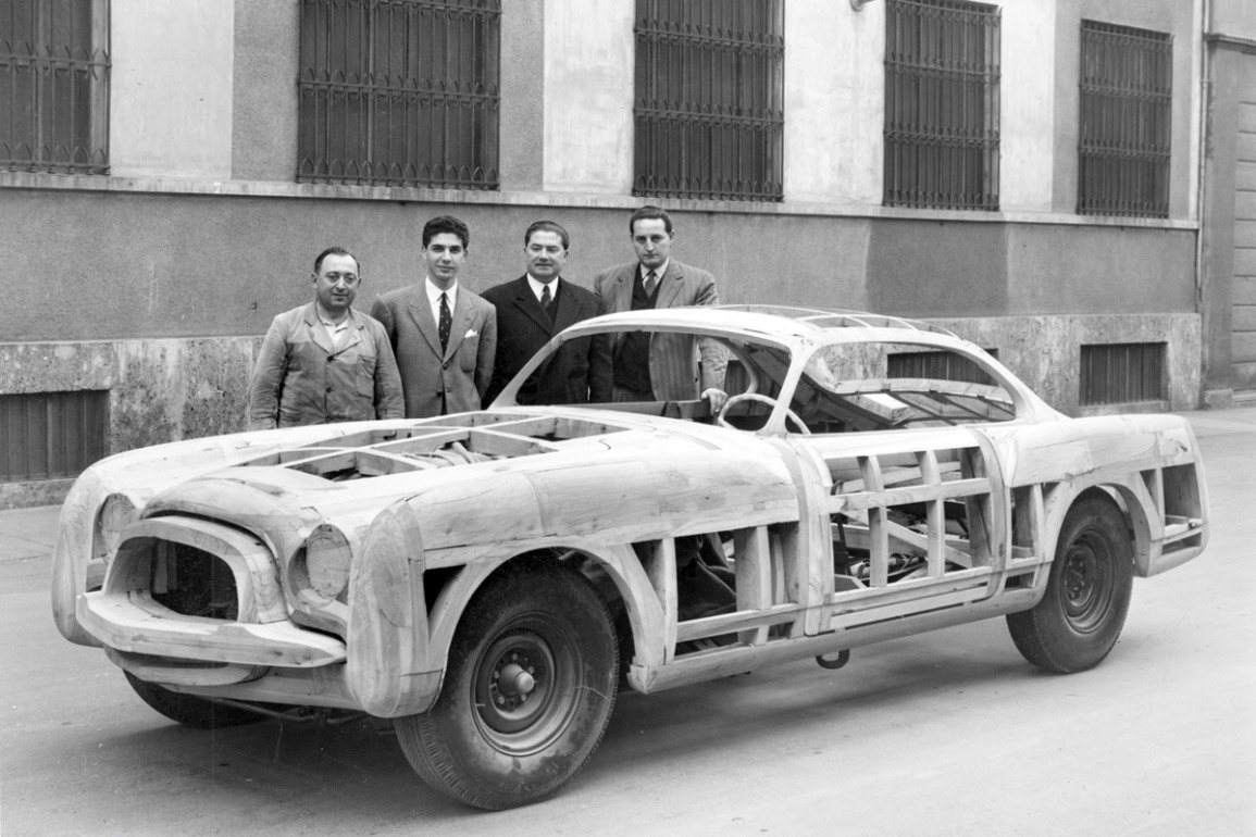Wooden Buck for the 1952 Chrysler Special, Ghia Factory, Torino, Italy