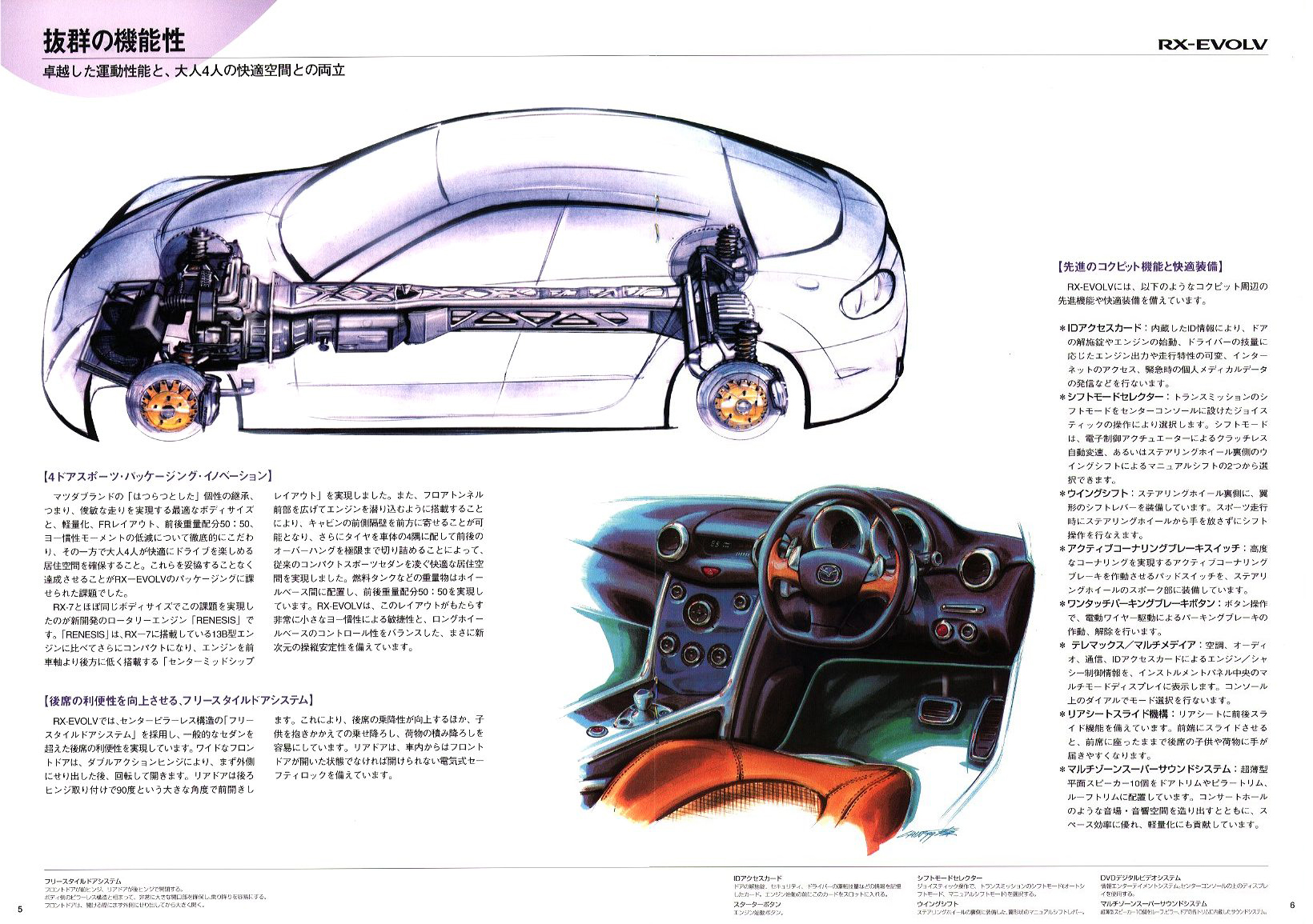 Mazda RX-Evolv, 1999 - Press Information