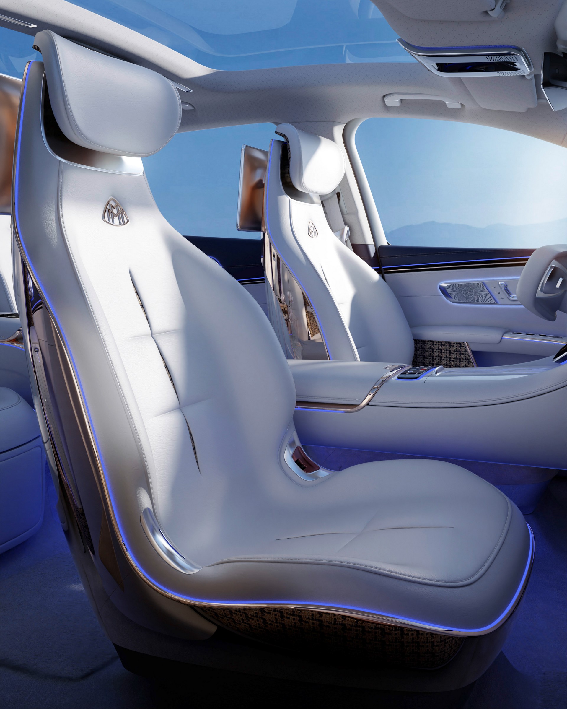 Mercedes-Maybach EQS Concept, 2021 – Interior