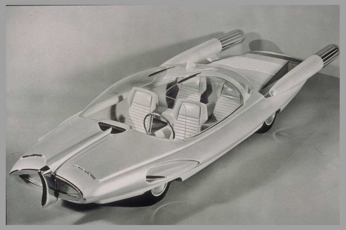 Ford X2000 concept car model, 1958